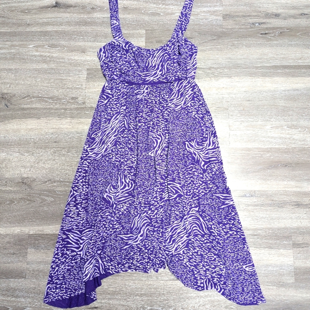 Fresh Produce Babydoll Tank Dress Size M Stretch Rayon Excellent